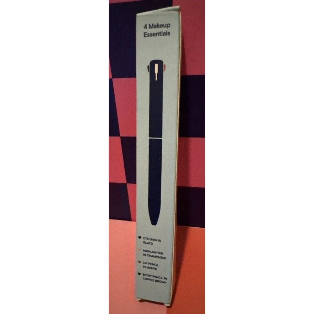 NIB Alleyoop Pen Pal 4-in-1 Makeup Pen Make A Mauve Eyes, Lips, Brow **